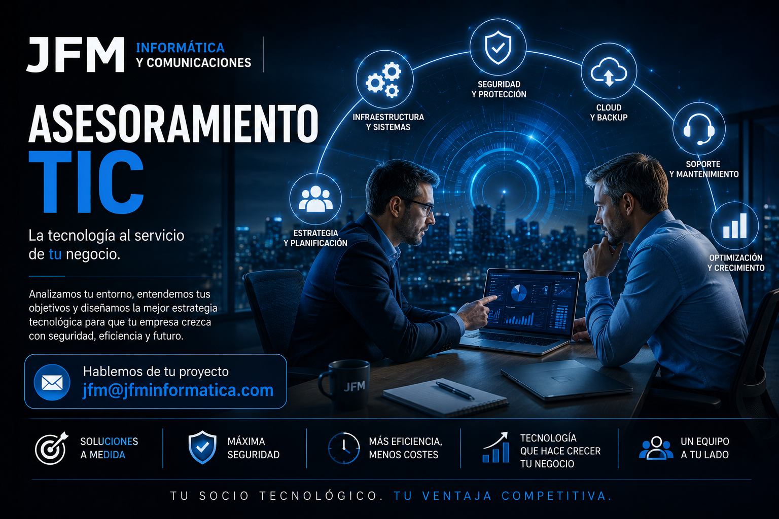 Asesoramiento TIC: consultoría tecnológica para empresas - JFM Informática